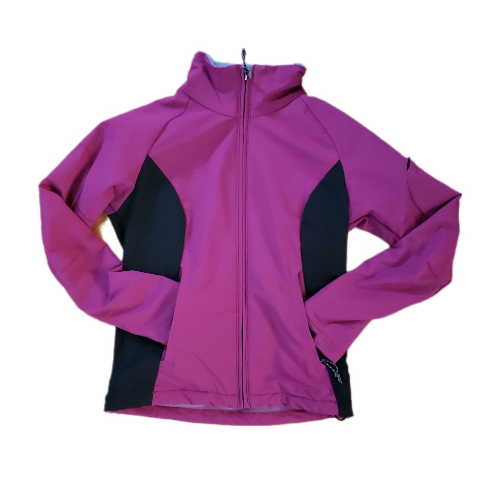 Mountain Hardwear XS Fuchsia Waterproof Shell Zip Up Performance Jacket - Picture 12 of 15